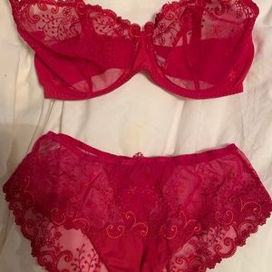 Simone Perele Bra and boy short panties